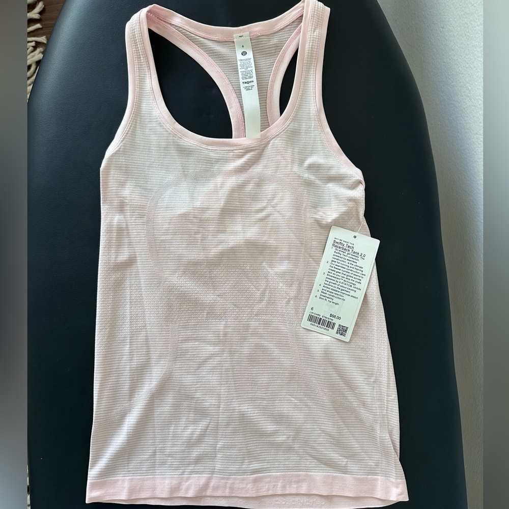 LULULEMON SWIFTY TECH RACERBACK TANK 2.0 - Strawberry Milkshake